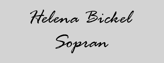 Helena Bickel Sopran